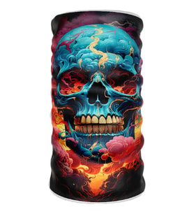 Bebo Store Extreme Spor Motor ve Bisiklet Kullananlara Özel Desenli Buff Boyunluk Bandana Balaklava (Turkuaz)