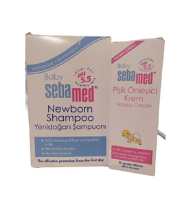 Sebamed Yenidoğan Şampuan 250 Ml & Pişik Önleyici Krem 100ml