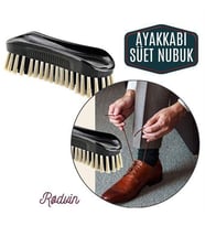 ModaCar Rødvin Ayakkabı Bot Süet Nubuk Fırçası