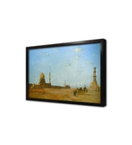 Kum Fırtınası Çerçeveli Mdf Tablo