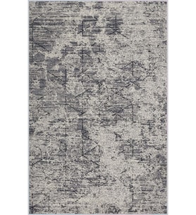 Eliana Home Baskılı, Yıkanabilir Kaymaz Taban Salon Halısı LNA1449 100x150 cm (Gri)