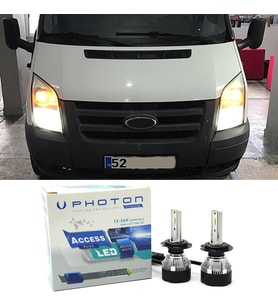 Ford Transit Led Xenon Uzun + Kısa Far Ampulü H4 Access Yeni Seri Beyaz 1994-2012