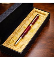 Şık Kutulu Tükenmez Kalem - 14 cm (Karışık)