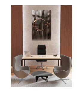 Türk Bayrağı Dikey Cam Tablo Modern Ev Ofis Salon Hediyelik Büyük Tablo Duvar Dekoru Bayrak (Çok Renkli)