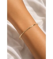 CM Gold Renk Lazer Kesim 65 mm Bilezik