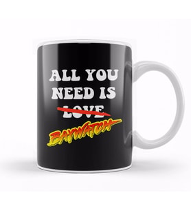 All You Need Is Baywatch Kupa Bardak Porselen