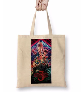 Stranger Things Bez Çanta Uzun Saplı
