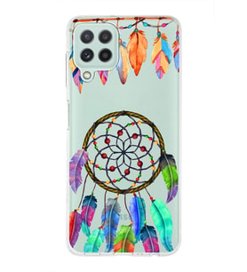 PrintiFy Galaxy M32 ile Uyumlu 1mm Slim Fit Nazar Boncuğu 6 Baskılı Şeffaf  Kılıf
