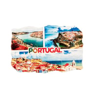 Portekiz Lizbon Fresco Magnet (Karışık)