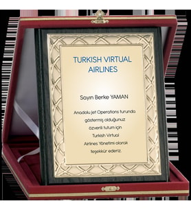 ODAK KUPA - Ahşap Plaketler - PL-057-M A - 18x24 cm