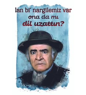 Hbb Türk Sineması Yeşilçam Ahşap Tablo Poster