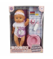 2030121 Sunman, Boubou Altını Islatan Ve Konuşan Bebek Seti 30 Cm