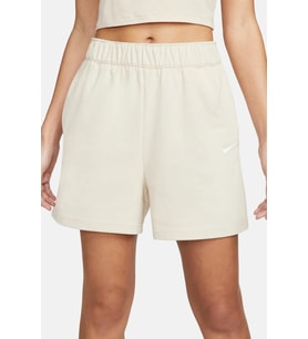 Nike Sportswear Essential Loose Fit Jersey Shorts Bol Kesim Jarse Kumaş Kadın Şort Bej