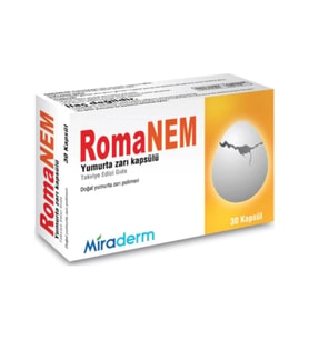 Miraderm Romanem Yumurta Zarı Kapsülü 30 Kapsül