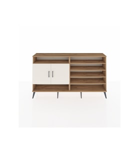 Arges Konsol 7 Raflı 2 Kapaklı 176x30x99 Çam-Aytaşı/Çam