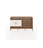 Arges Konsol 7 Raflı 2 Kapaklı 176x30x99 Çam-Aytaşı/Çam
