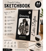 DreamArt Galery A4 Sketchbook Eskiz Defteri Çizim Defteri