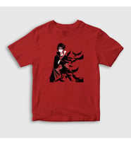 Presmono Unisex Çocuk Kırmızı Itachi Genjutsu Anime Naruto T-Shirt 132222tt