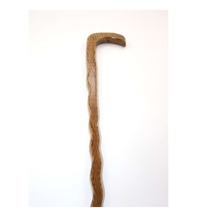 Ahşap Oymalı Baston, 93 Cm