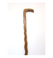 Ahşap Oymalı Baston, 93 Cm