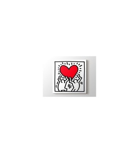 DBSanatevi Keith Haring Love Iı Tablo 35 X 35 Cm