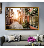 Altın Çerçeveli dekoratif tablo a693 (Gold)