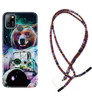 INFINIX Smart 4 5 6 Zero 8 S5 Pro Kılıf Boyun Asklı Rasta Silikon Astronot Panda 1755