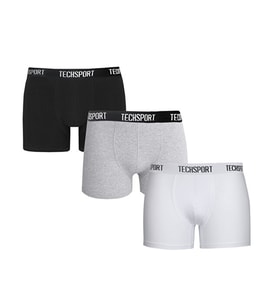 Techsport Boxer Short 3 Pack Erkek Boxer (3'lü) BX3102 Renkli (Çok Renkli)