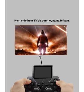 HDMI Bağlantılı Retro Oyun Konsolu 520 Oyunlu S10 Gamepad