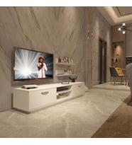 Decoraktiv Eko 4B Mdf Dvd Tv Ünitesi Tv Sehpası - Parlak Beyaz (Beyaz)