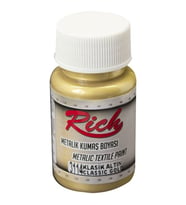 Rich Metalik Kumaş Boyası 50 cc. 3114 KLASİK ALTIN 