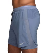 Nike Dri-FIT Stride Mens Running Short Taytlı Reflektörlü Hybrid Erkek Koşu Antreman Şort Mavi