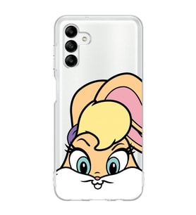Samsung Galaxy A04S Uyumlu Lola Bunny Desenli Şeffaf Telefon Kılıfı