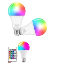 Ayarlanabilir Parlaklık RGB Led Ampul Beyaz Lamba Ve Renkli Ampul
