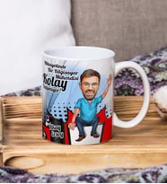 Kişiye Özel Hediye Bilgisayar Mühendisi Karikatür Baskılı Kupa Bardak