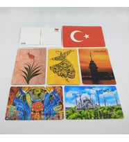Giftsturkiye Kartpostal Değerlerimiz Yılbaşı Hediye (6 Adet) GFTKAR3130