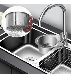 Kuğu Tasarımlı Paslanmaz Lavabo Drenaj Sepeti