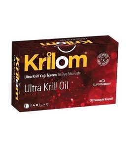 Krilom Ultra Krill Oil 30 Yumuşak Kapsül