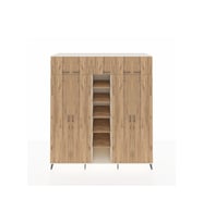 Kronos Dolap 18 Raflı 9 Kapaklı 220x59x243 Aytaşı-Çam/Çam