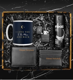 Sevgililer Gününe Özel Tasarım Kişiye Özel Kupa & Kişiye Özel Çakmak & Cüzdan & Kartvizitlik & Axe Erkek Deodorant