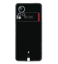 Infınix Note 12 Kılıf Resimli Desenli Baskılı Silikon My Love 1402