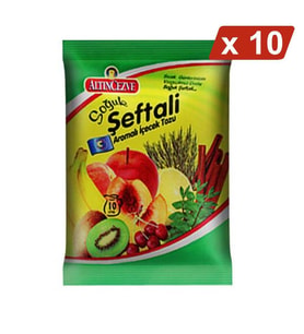 Altıncezve Şeftali Aromalı Toz İçecek 450 G - Soğuk - 10LU PAKET