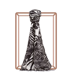 Zebra İpekevi İpek Şal 2671