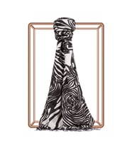Zebra İpekevi İpek Şal 2671