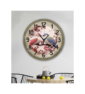 bilge Tasarım retro Duvar Saati 40 x 40 CM (Karışık)