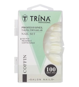 Trina Takma Tırnak 100‘LÜ Kutulu (Coffin) - 06