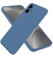 Samsung Galaxy A06 Kılıf First Silikon - Mavi