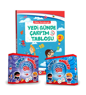 Süper Dahiler Çarpım Tablosu Seti - Dikkat Atölyesi Yayınları