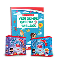 Süper Dahiler Çarpım Tablosu Seti - Dikkat Atölyesi Yayınları