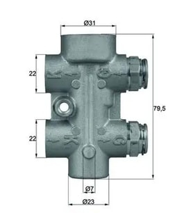 MAHLE TO880 Yag Sogutucu Termostati A1645010065